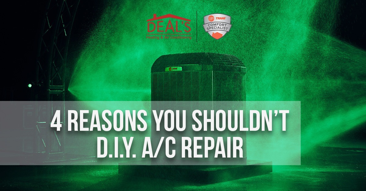 4 Reasons You Shouldn’t D.I.Y. A/C Repair